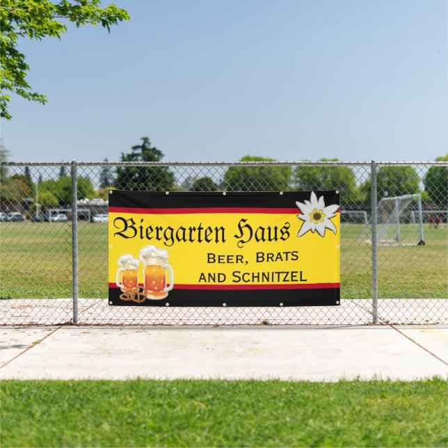German Biergarten Business Promotional Banner (Insitu)