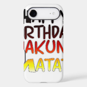 German Birthday Hakuna Matata Art Print