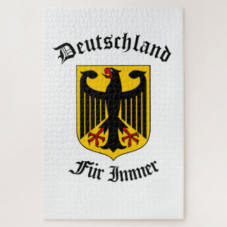 German black eagle, Deutschland forever/Fur Immer Jigsaw Puzzle