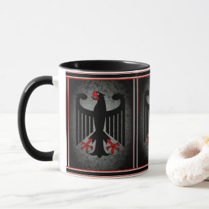 German, black eagle of German flag, Germany 11oz Mug
