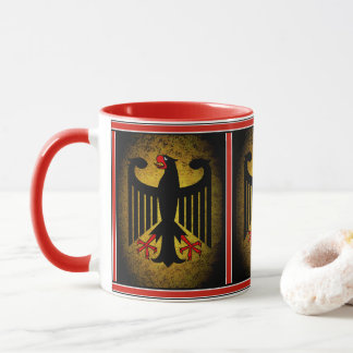 German, black eagle of German flag, Germany 11oz Mug