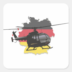 German black helicopter sticker