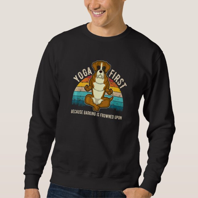 German Boxer Dog Breed  15 Sweatshirt (Front)