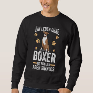 German Boxer Dog Breed Dog Sweatshirt