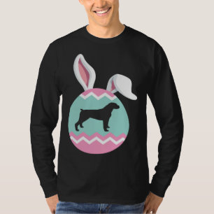German Boxer Easter Egg Bunny Ears T-Shirt