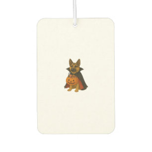 German Bulldog Halloween Dog in Vampire Costume wi Air Freshener
