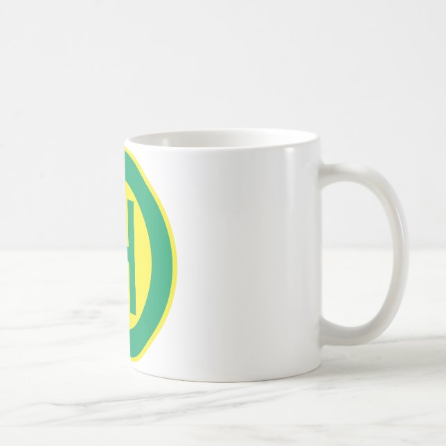 German Bus and Tram Stop sign stop Coffee Mug (Right)