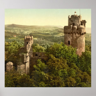 German Castle Auerbach Poster