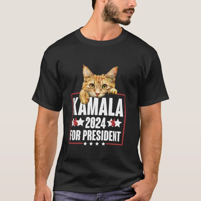 German Cats for Kamala Harris 2024 T Shirt (Front)