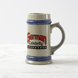 German Celebrity Beer Stein
