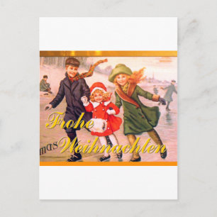 German Christmas Card Frohe Weihnachten
