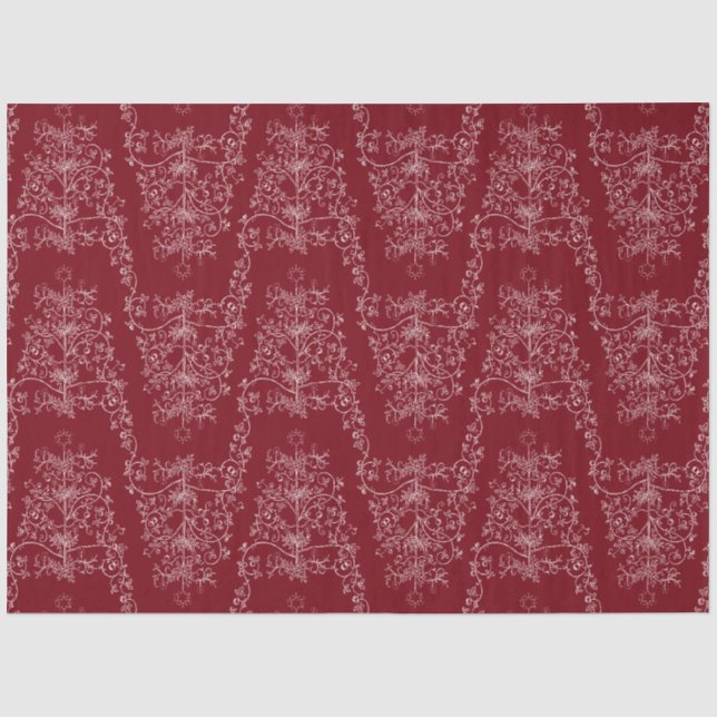 German Christmas Tree Vintage Tissue Paper (Front)