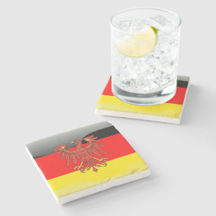 German Coat of arms Stone Coaster