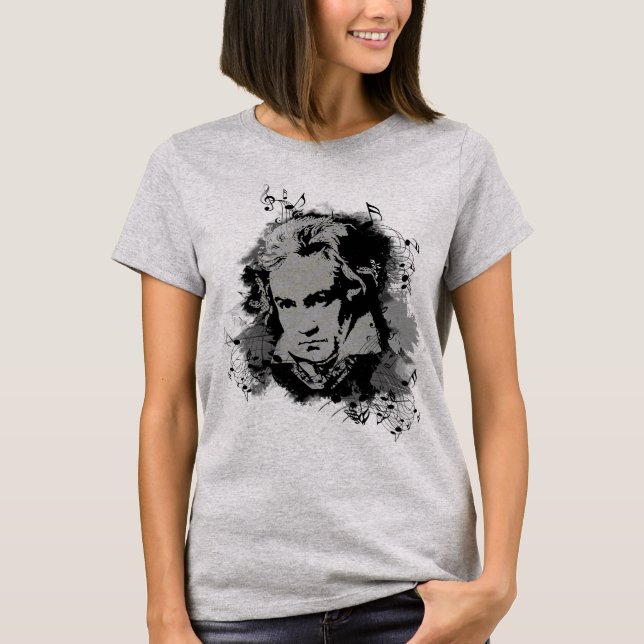 German Composer Beethoven classical music. T-Shirt (Front)