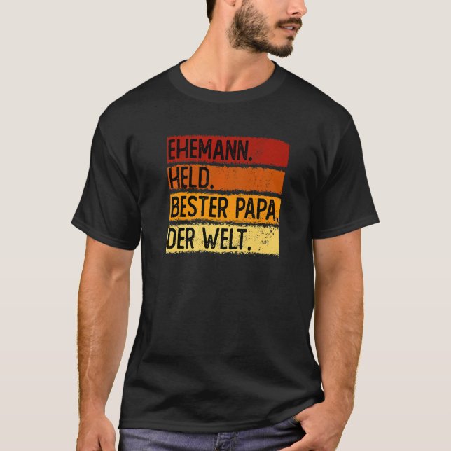German Dad German Language T-Shirt (Front)