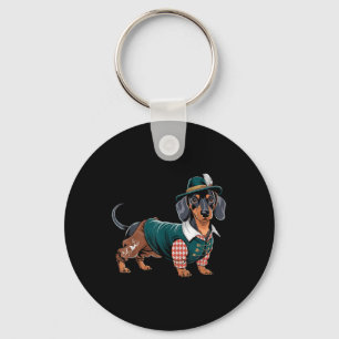 German Dog Dachshund Bavarian Weiner Sausage _5 Keychain