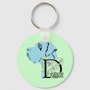 German: Dogge Keychain