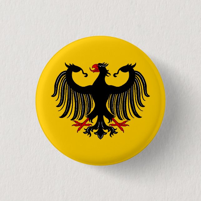 German Eagle 1 Inch Round Button (Front)