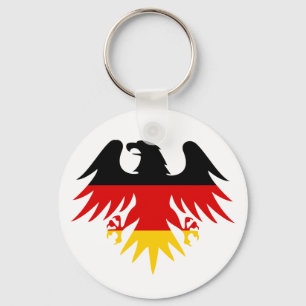 German Eagle Crest Keychain