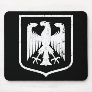 German Eagle - Deutschland coat of arms Mouse Pad