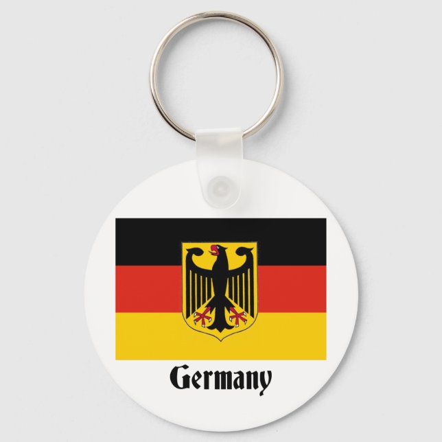 German Eagle Flag Keychain (Front)