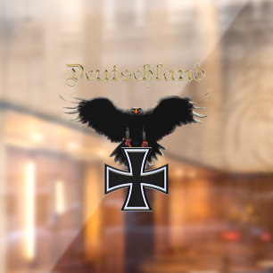 German Eagle Window Cling