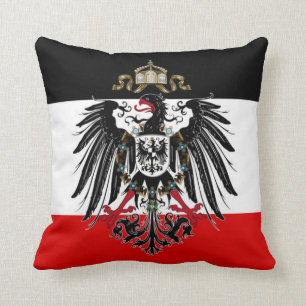 German Empire Flag Throw Pillow