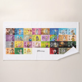 German finger bath towel