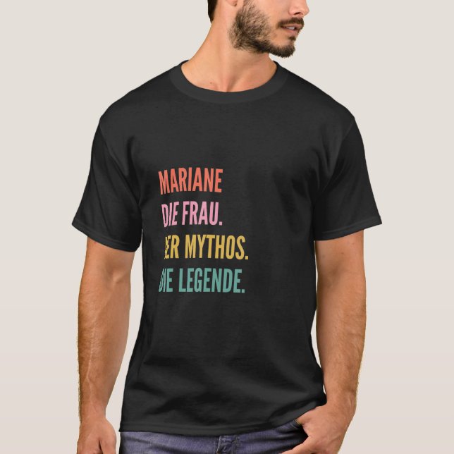German First Name  Mariane T-Shirt (Front)