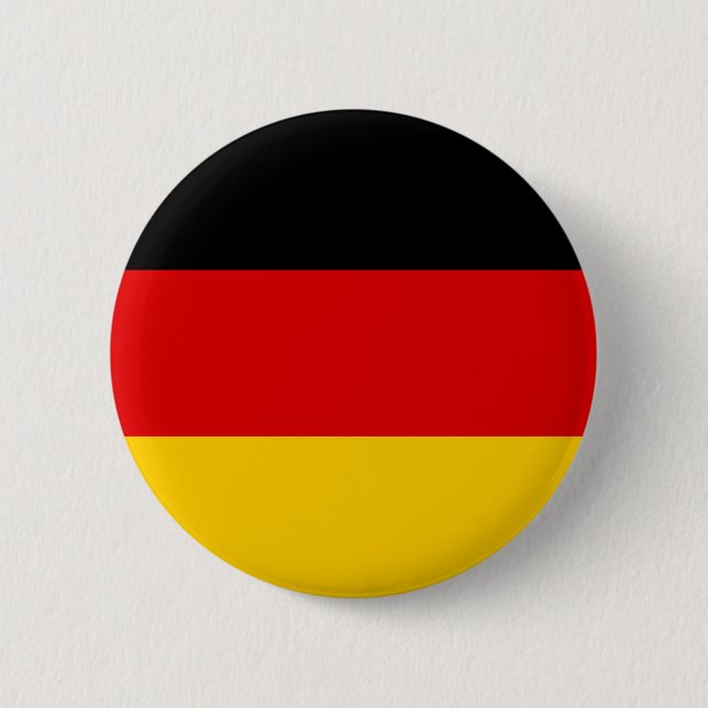 German flag 2 inch round button (Front)