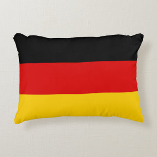 German flag accent pillow