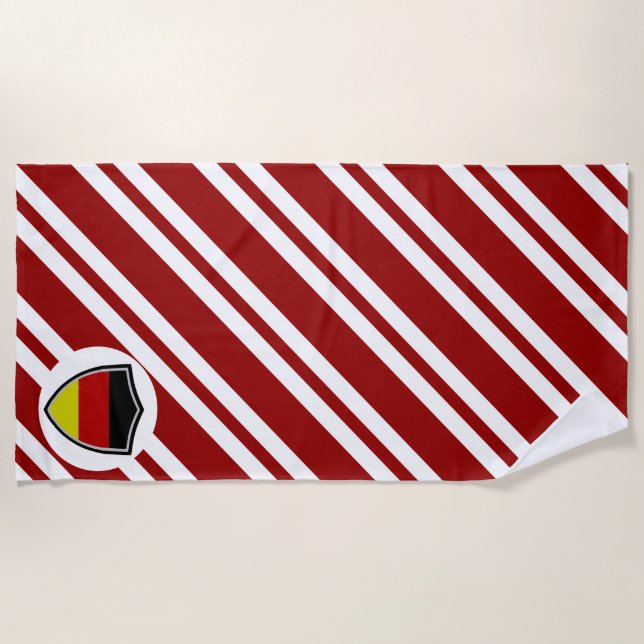 German flag beach towel (Front)