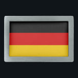 German Flag Belt Buckle<br><div class="desc">The national flag of Germany.</div>