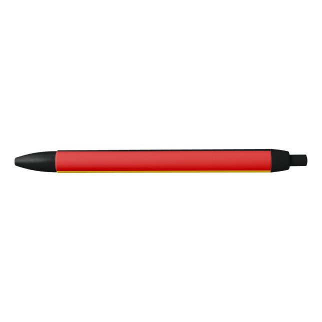 German Flag Black Ink Pen (Front)