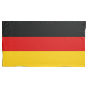 German Flag Black Red Gold Deutsche Flagge Pillowcase