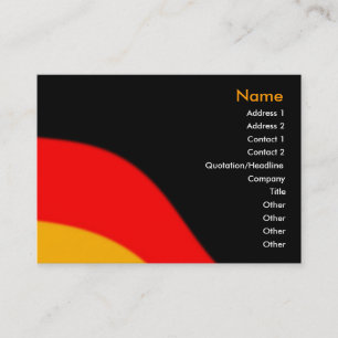 German Flag Business Card
