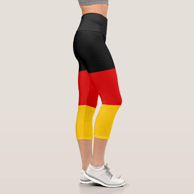 German Flag Capri Leggings (Right)