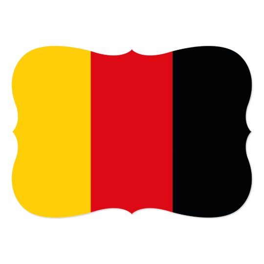 German Flag Card
