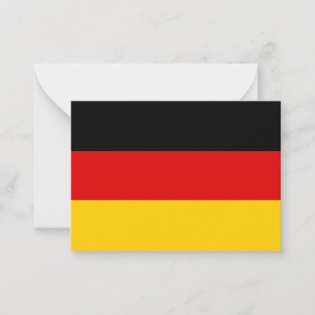 German flag card (Front)