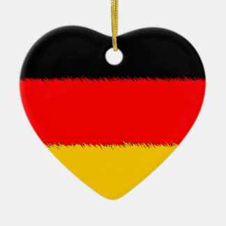 German Flag Ceramic Ornament