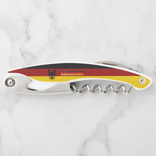 German flag-coat of arms corkscrew (Front)