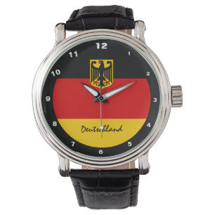 German flag & Coat of Arms, Deutschland/sport fans Watch