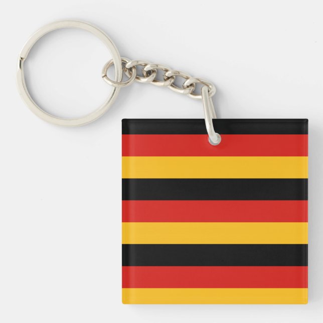 GERMAN FLAG COLORS KEYCHAIN (Front)