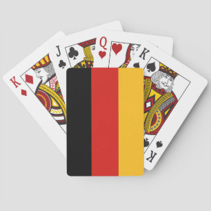 GERMAN FLAG COLORS PLAYING CARDS