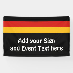 GERMAN FLAG COLORS + your ideas Banner