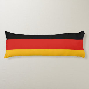GERMAN FLAG COLORS + your ideas Body Pillow