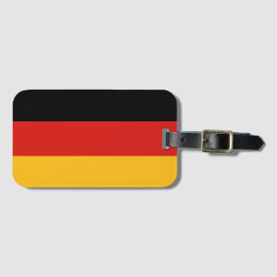 GERMAN FLAG COLORS + your ideas Luggage Tag