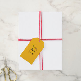 GERMAN FLAG COLORS + your text Gift Tags