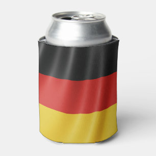 German Flag custom monogram can cooler