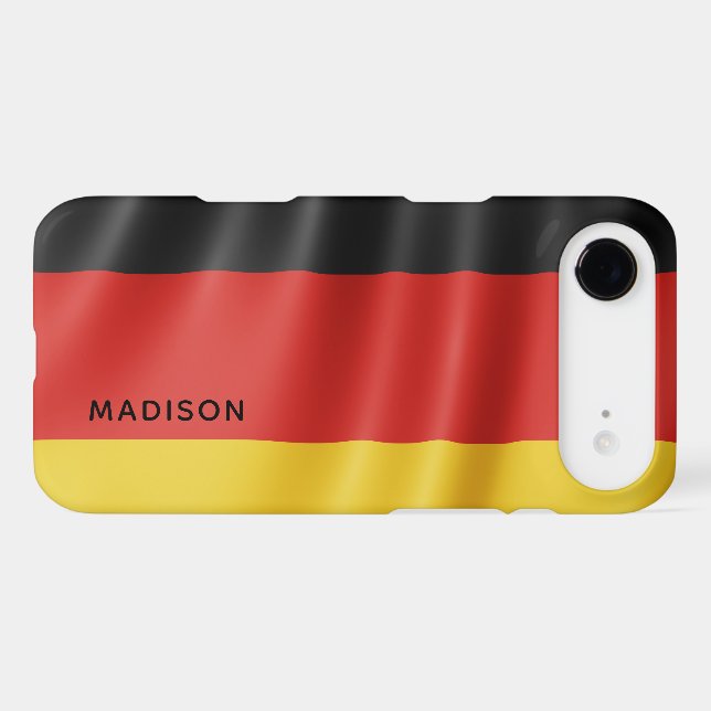 German Flag custom monogram phone cases (Back (Horizontal))